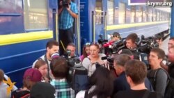 Затримані в Україні журналісти повернулися до Криму Затримані в Україні журналісти повернулися до Криму