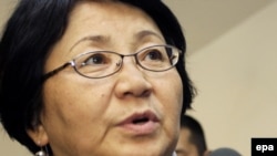Kyrgyzstan -- Interim government head Rosa Otunbayeva