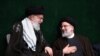 ابراهیم رئیسی (راست) در یکی از برنامههای بیت علی خامنهای، رهبر جمهوری اسلامی