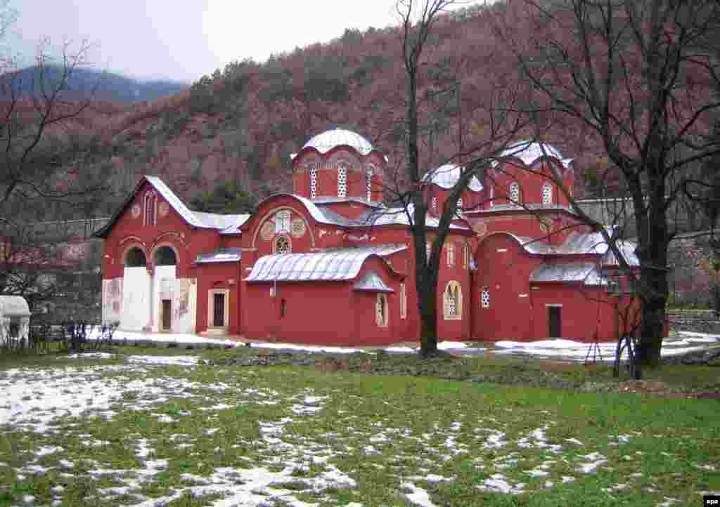  The Serbian Orthodox monastery in the town of Peć
