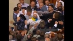 Fracas In Ukraine Parliament Over Language Law Fracas In Ukraine Parliament Over Language Law