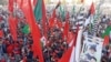 A Pakistan Democratic Movement rally in Bannu, northwest Pakistan, on January 6. The alliance of political parties had demanded that Prime Minister Imran Khan resign by January 31.