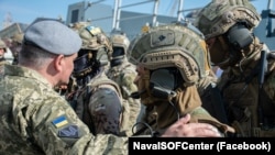 Військовослужбовці 73 Морського центру спеціального призначення Сил спецоперацій (ССО) Збройних сил України