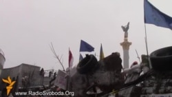 Protesters Gird Barricades In Kyiv (in Ukrainian) Protesters Gird Barricades In Kyiv (in Ukrainian)