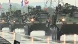 Американский конвой отправляется на учения в Восточной Европе Американский конвой отправляется на учения в Восточной Европе