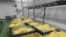 RUSSIA -- Vacuum-packed cooked peeled potatoes ready for shipment at Concord Culinary Line factory