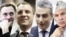 Максим Шевченко, Евгений Попов, Лев Шлосберг, Павел Грудинин, коллаж