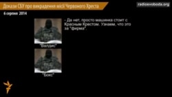 СБУ перехопила записи бойовиків про викрадення працівників Червоного Хреста СБУ перехопила записи бойовиків про викрадення працівників Червоного Хреста