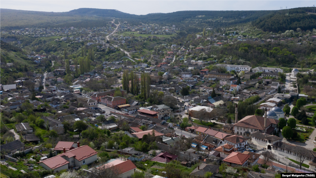Панорама Старого города Бахчисарая 