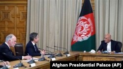 ولسمشر غني د امریکا د بهرنیو چارو وزیر سره وکتل