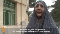 Afghan Woman Voter: 'I Voted To Bring Peace To Our Country' Afghan Woman Voter: 'I Voted To Bring Peace To Our Country'