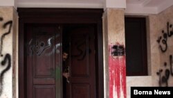The house of Iranian opposition leader Mehdi Karrubi in March,
