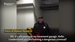 Navalny Posts Video Of Police Detaining Him Navalny Posts Video Of Police Detaining Him