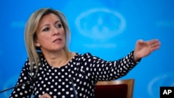 Zëdhënësja e Ministrisë së Jashtme të Rusisë, Maria Zakharova.