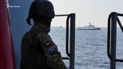 Под прицелом: корабли ВМС впервые после аннексии прошли через Керченский пролив (видео) Под прицелом: корабли ВМС впервые после аннексии прошли через Керченский пролив (видео)