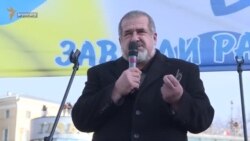 Поддержать Израиль пришли крымские татары и украинские националисты (видео) Поддержать Израиль пришли крымские татары и украинские националисты (видео)