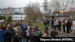 Митинг в Новосибирске