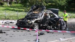 В Киеве взорвался автомобиль. Полиция подозревает теракт (видео) В Киеве взорвался автомобиль. Полиция подозревает теракт (видео)
