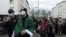 Члены чеченской диаспоры на митинге. Франция. 2021 год