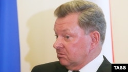 Олег Белавенцев, которого СМИ называют одним из организаторов "референдума" в Крыму в 2014-м году