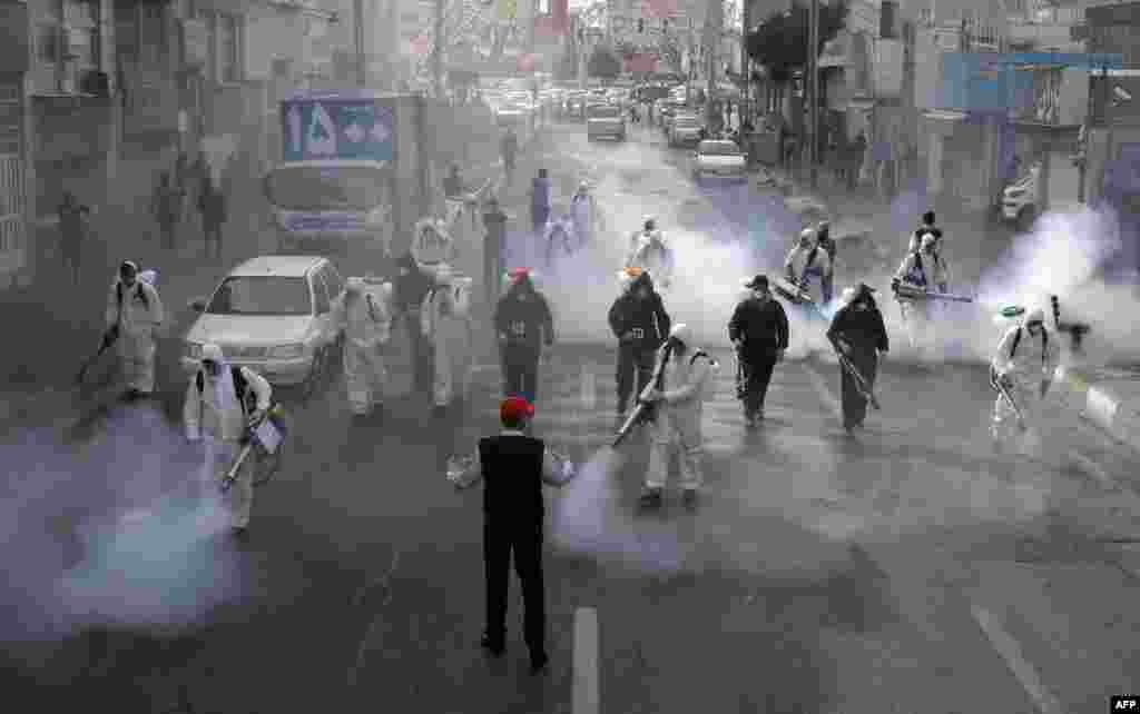 Iran's Health Ministry said citizens should stay at home to halt the spread of the deadly virus.