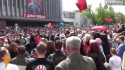 В Севастополе праздничный парад прошел без Путина В Севастополе праздничный парад прошел без Путина