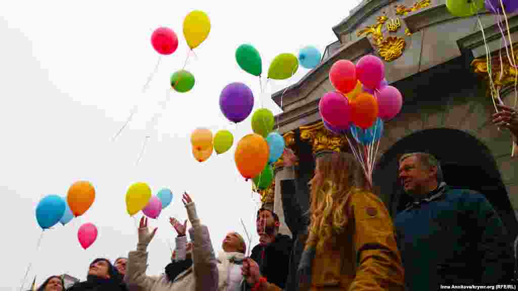 Акция в поддержку политзаключенных в день рождения Геннадия Афанасьева, 8 ноября 2016 года 