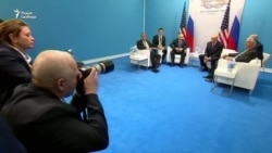 О чем Путин и Трамп говорили на первой встрече О чем Путин и Трамп говорили на первой встрече