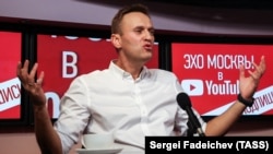 Алексей Навальный в эфире радиостанции "Эхо Москвы", октябрь 2018 года