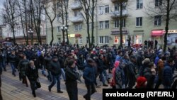 Марш в городе Молодечно