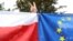 Противники правительственных "юридических реформ" на митинге в поддержку связей Польши и ЕС в Варшаве. Июль 2018 года