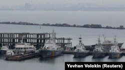 The drugs were found during an inspection on a South American cargo ship that docked in the Black Sea port of Odesa. (file photo)