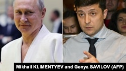 Владимир Путин и Владимир Зеленский