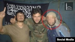 An image from White Minaret, the Russian-language media wing of Al-Qaeda's Syrian affiliate, showing a 24-year-old ethnic Uzbek from Kyrgyzstan, called "Usman," who reportedly fought alongside Jabhat al-Nusra and died in a 2015 clash with U.S.-backed militants.