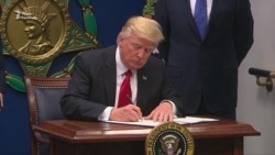 Трамп запретил принимать сирийских беженцев в США (видео) Трамп запретил принимать сирийских беженцев в США (видео)