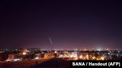 Изображение от сирийского агентства SANA к сюжету о ракетных атаках Израиля, совершенных 15 сентября 2018 года