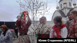 Участники фестиваля старожильческих народов в Красноярске