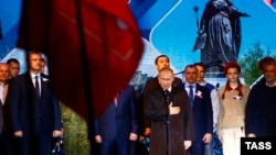 Владимир Путин на концерте в Симферополе