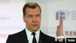 Премьер-министр России Дмитрий Медведев