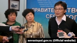 Делегация из Китая в Севастополе, апрель 2016 года