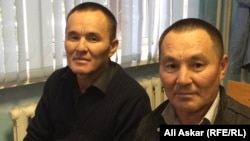 Kazakh plumber Samat Kozhaniyazov (right) and his brother Sanat (left) say they only found out they'd been included on a government terror list when they received phone calls from anxious relatives.