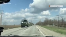 На трассе «Таврида» замечены колонны военной техники (видео) На трассе «Таврида» замечены колонны военной техники (видео)