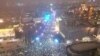Protest studenata i građana ispred zgrade Radio-televizije Srbije u Beogradu, 17. januar 2025.