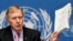 Майкл Кирби, глава комиссии ООН по расследованию нарушений прав человека в Северной Корее. 17 ферваля 2014 г.
