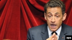 French President Nicolas Sarkozy called espionage charges "fanciful in the extreme."